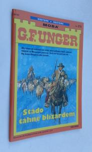 Stádo táhne blizardem