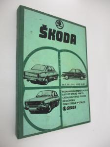 Škoda 105 S - 105 L - 120 - 120 L -120 LS - 120 GLS - katalog náhradních dílů