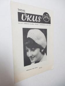 Střhová služba vkus 74510 - Háčkovaný malý baret