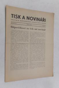 Tisk a novináři  15. ročník č. 2