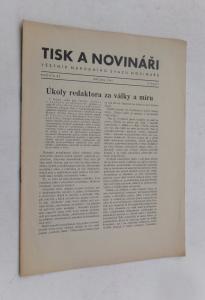 Tisk a novináři  15. ročník č. 7