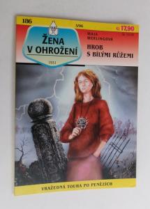 Hrob s bílými růžemi