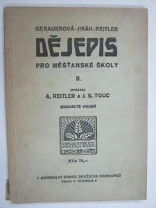 Dějepis pro měšťanské školy  II.