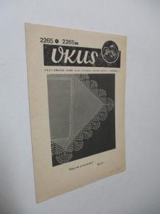 Vkus střihová služba č. 2265 - 2265a - Úsporné prostírání
