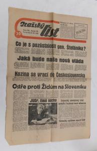 Pražský list  (1938)